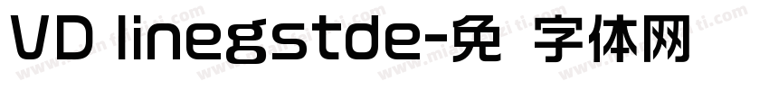VD linegstde字体转换